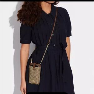 Phone Crossbody In Signature Canvas